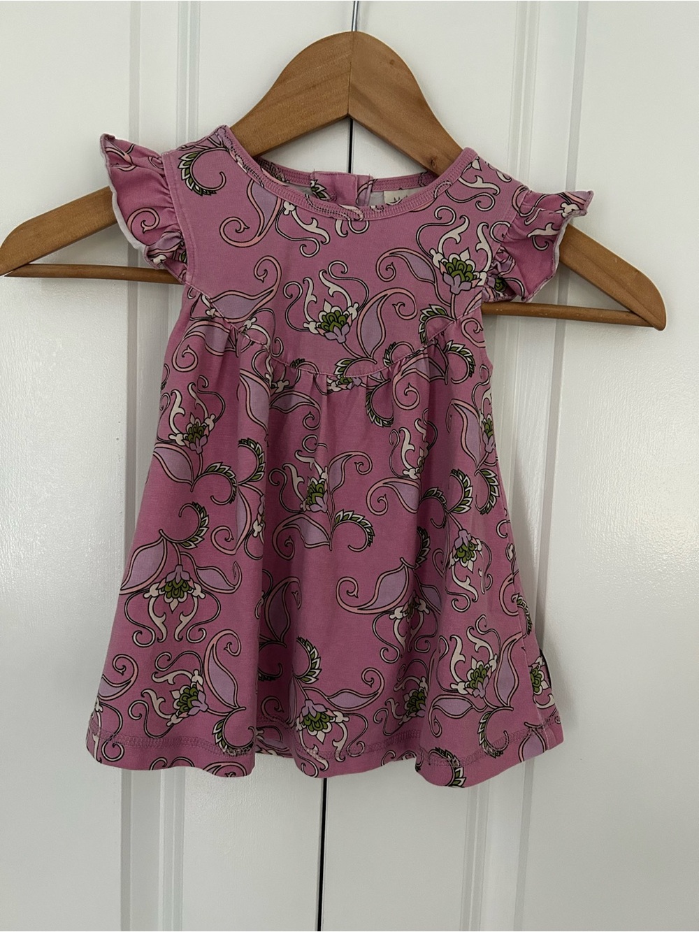 Matilda Jane The Vault Violet Ravine Pearl Dress Size 2 Purple Floral Vines